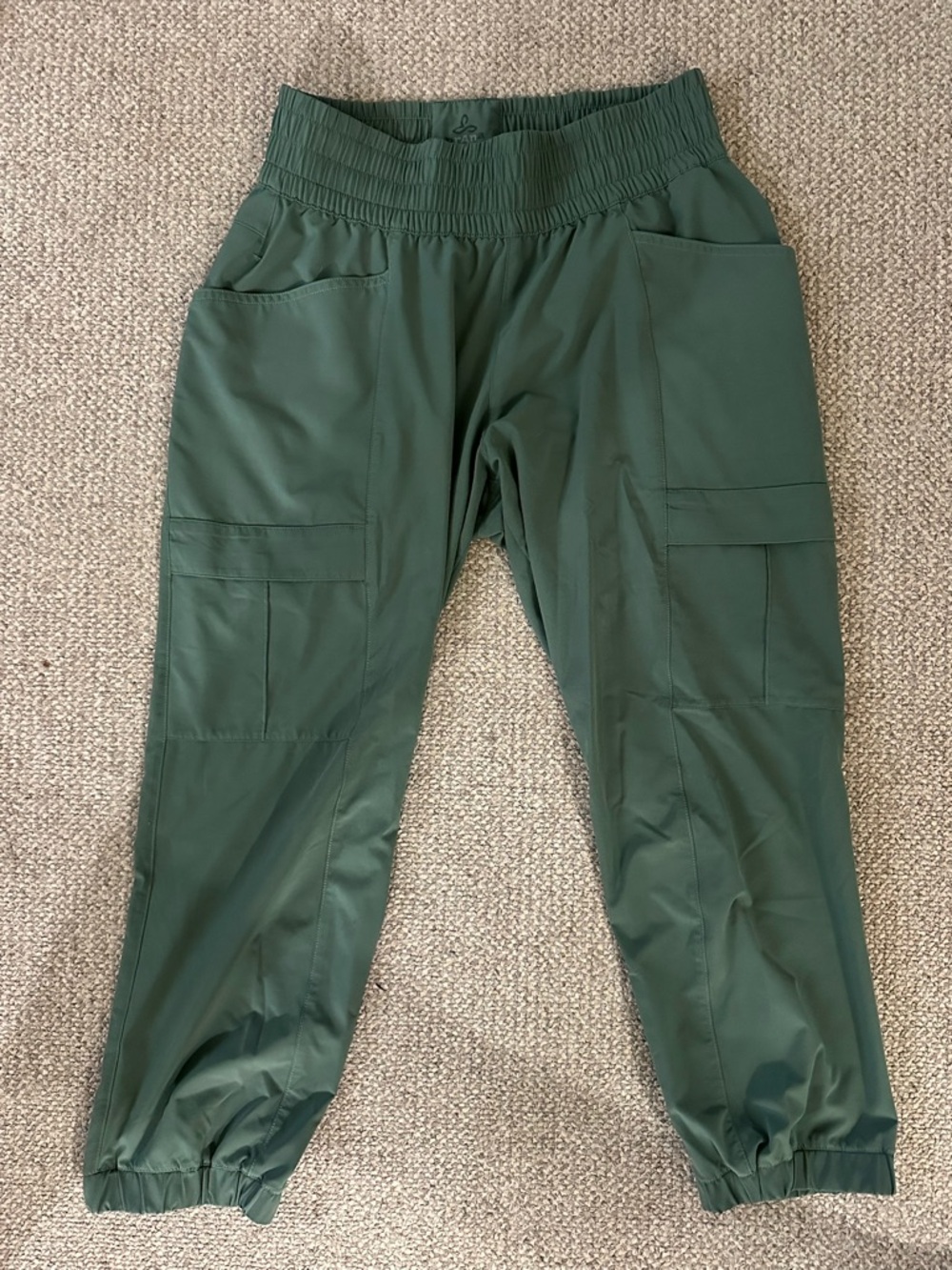 Prana Green Cropped Jogger Pants